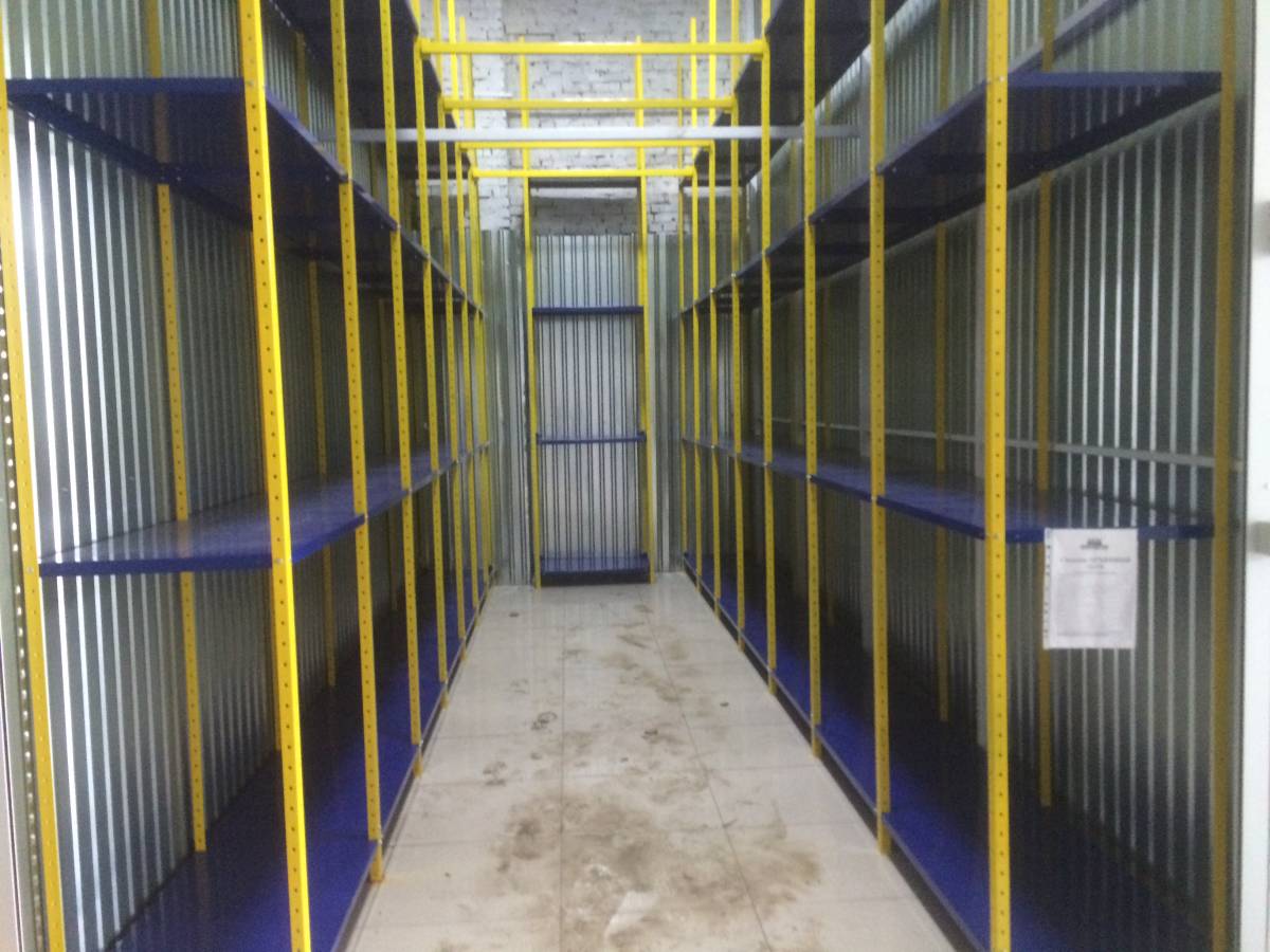 Стеллаж архивный 1600х1200х600 - 4 полки